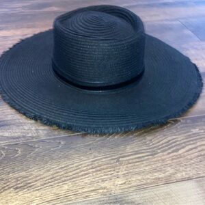 Large black hat